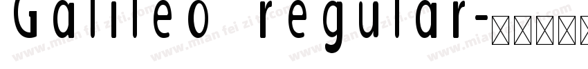 Galileo regular字体转换